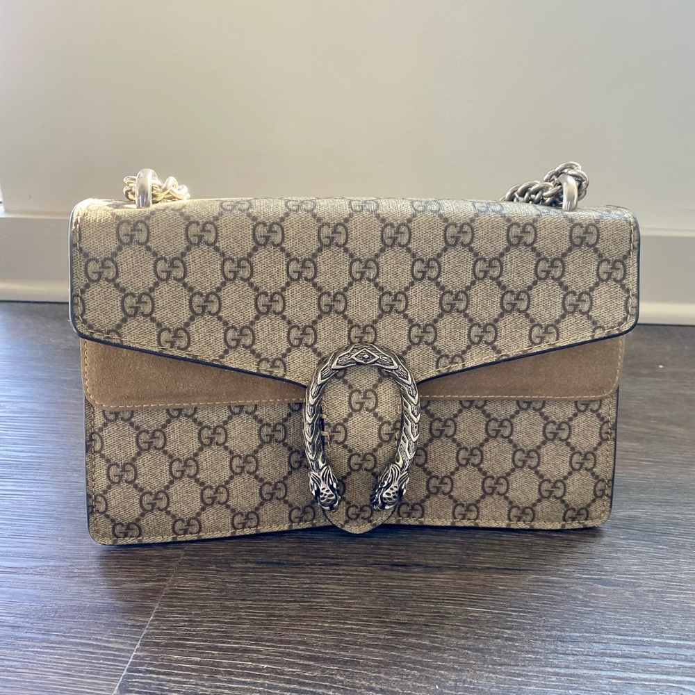 Gucci Dionysus Small Shoulder Bag - GG logo pattern